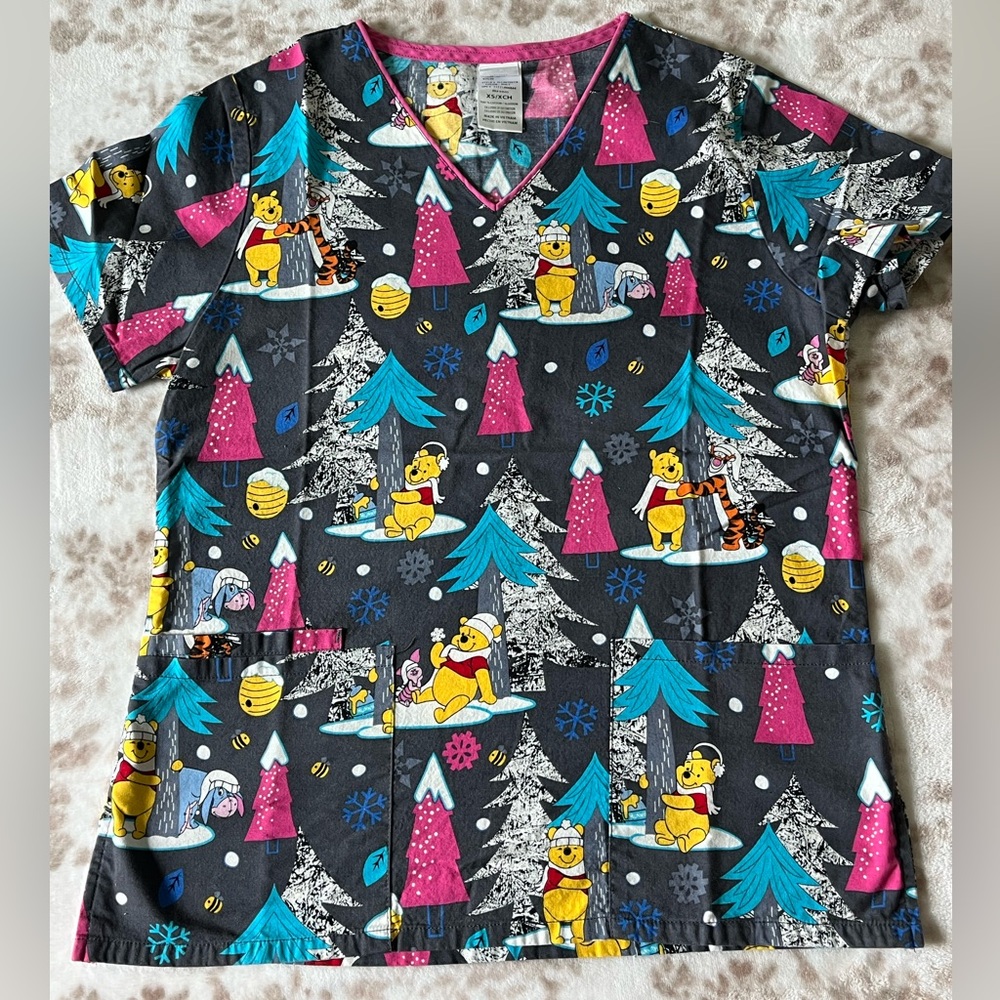 Winnie the Pooh Scrub Top